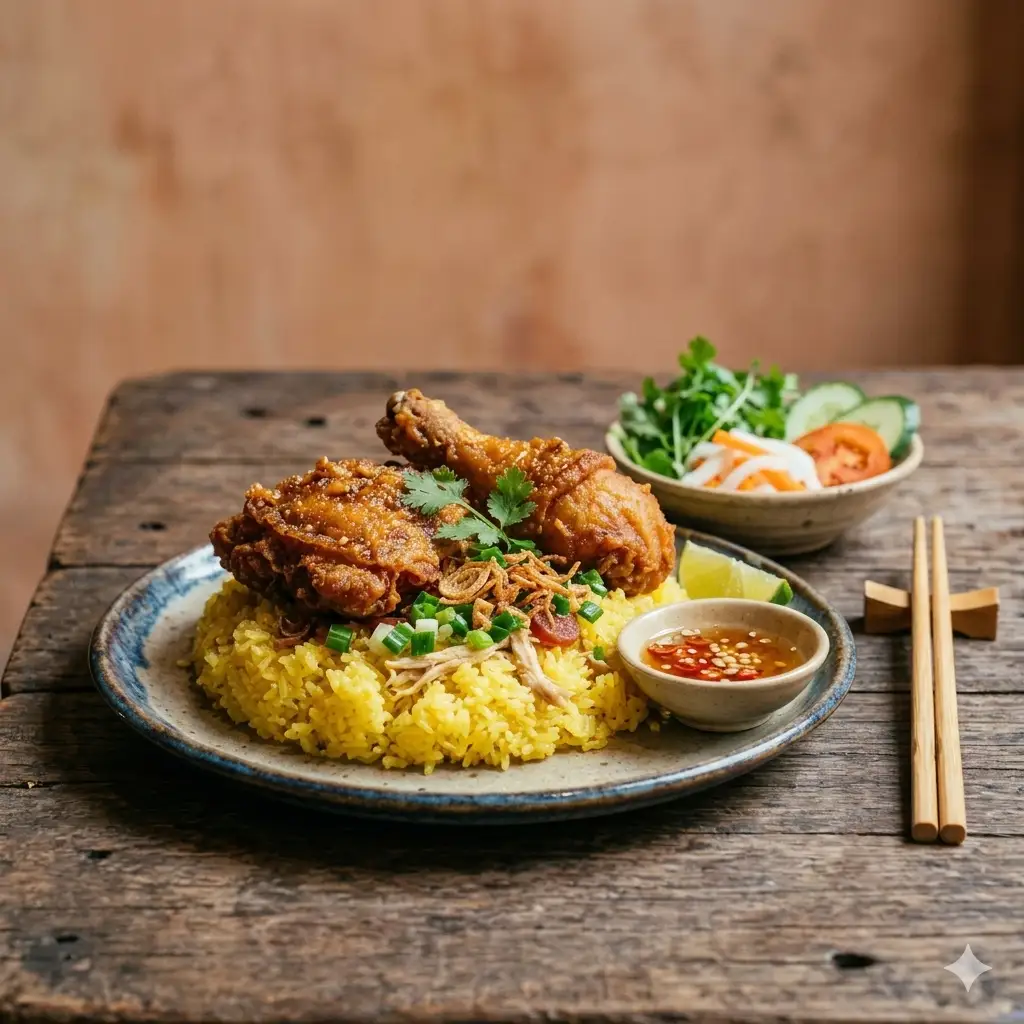 Xôi má đùi gà - 90.000 ₫ tại Xôi - Bánh Mì Cô Phượng - Nguyễn Gia Trí
