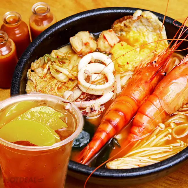 Hình ảnh Mì bò - trà chanh