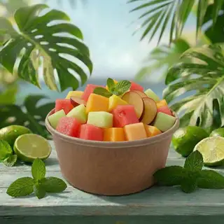 Trái cây mix 3 loại - 60.000 ₫ tại Trái cây tươi cắt sẵn - Noel - Bùi Đình Tuý