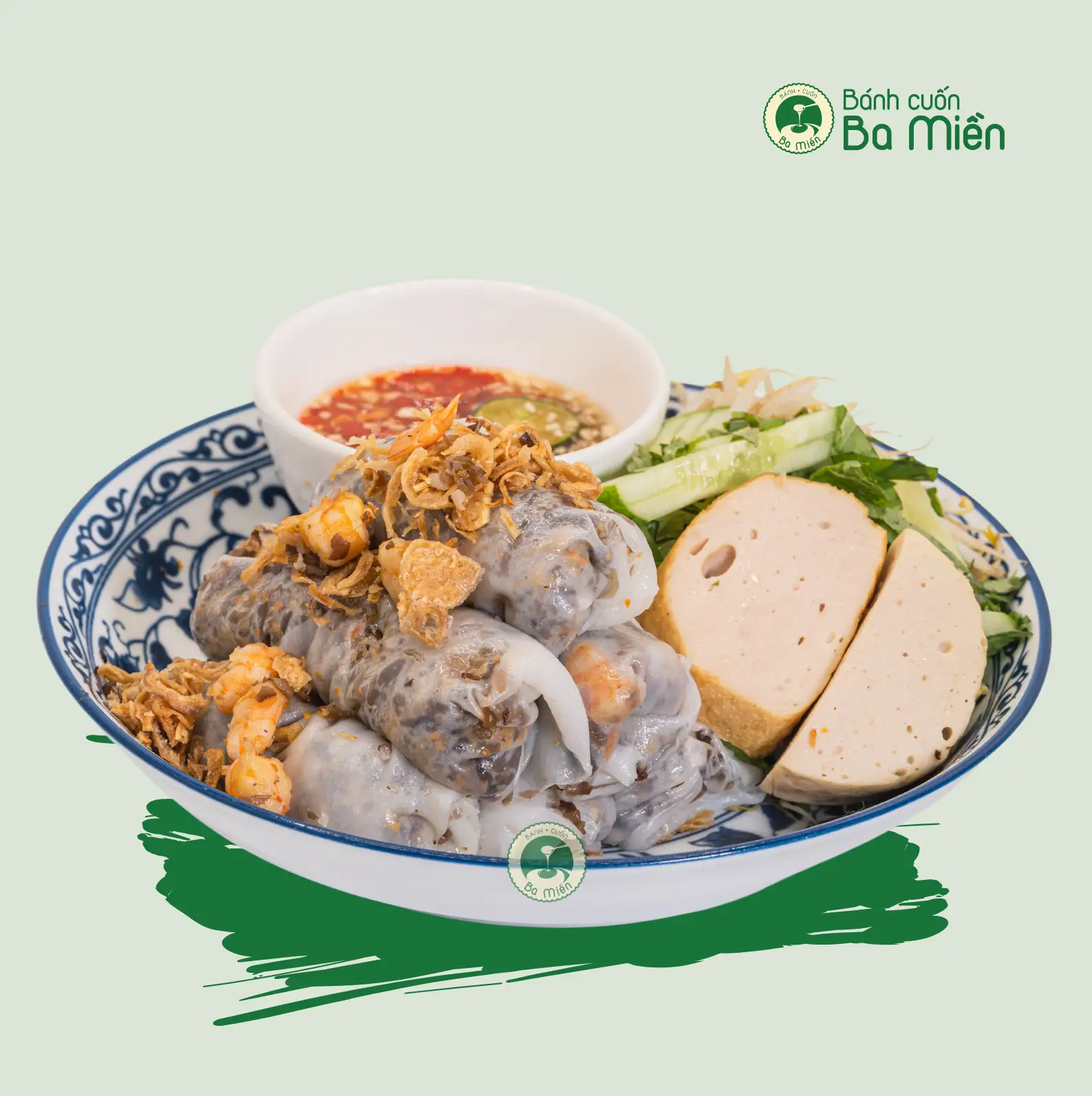 Bánh cuốn nhân tôm nhỏ - 50.000 ₫ tại Bánh Cuốn Ba Miền - Trần Quang Khải