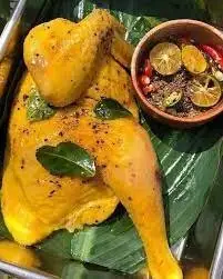 Hình ảnh Gà ủ muối 1/2con ( ăn nóng)
