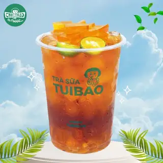 Trà đào tắc thạch đào - size M - 20.000 ₫ tại Trà Sữa TuiBao - Trần Quốc Thảo
