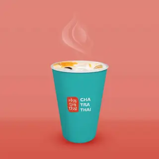 Hình ảnh Latte Thái đỏ nóng - hot Thai red latte