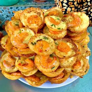 Bánh khọt Tôm  - 6.500 ₫ tại Quán Ăn Tiger - Bánh Xèo, Gỏi Cuốn Tôm Thịt & Hột Vịt Lộn -  Ấp Chiến Lược