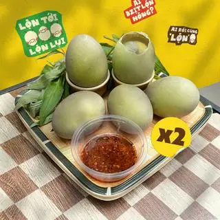 Hình ảnh Combo siêu hời - 10 trứng vịt lộn luộc lá chanh