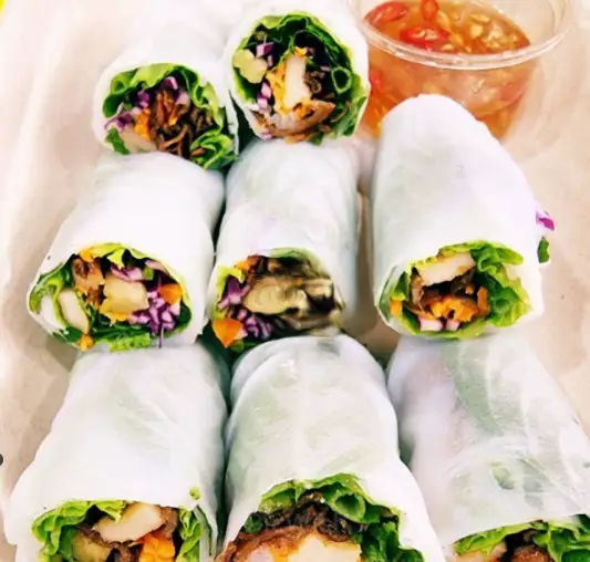 Phở cuốn nấm - rau củ - 58.000 ₫ tại Bếp Chay An Xanh - Món Chay Ngon - Nguyễn Thiện Thuật