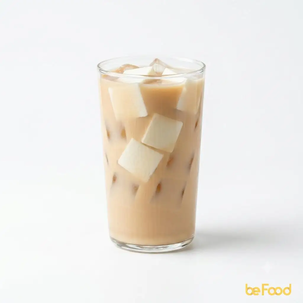 Hình ảnh Trà sữa phô mai tươi - bánh flan