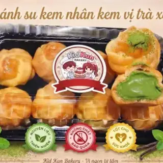 Hình ảnh Bánh su kem nhân kem trà xanh ( ít ngọt) / Matcha choux pastry (less sweet)