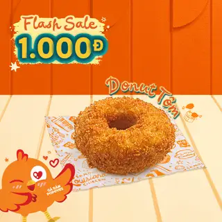 Hình ảnh Donut Tôm