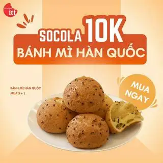 Hình ảnh Bánh mì Hàn Quốc vị socola