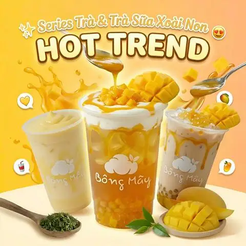 Hình ảnh Bông Mây - Tiệm Trà Sữa, Cà Phê & Panna Cotta - Cô Giang