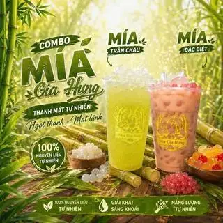 Combo 2 món - nước mía trân châu - nước mía full topping - 75.000 ₫ tại Nước Mía Dừa Trân Châu Gia Hưng - Vườn Chuối 