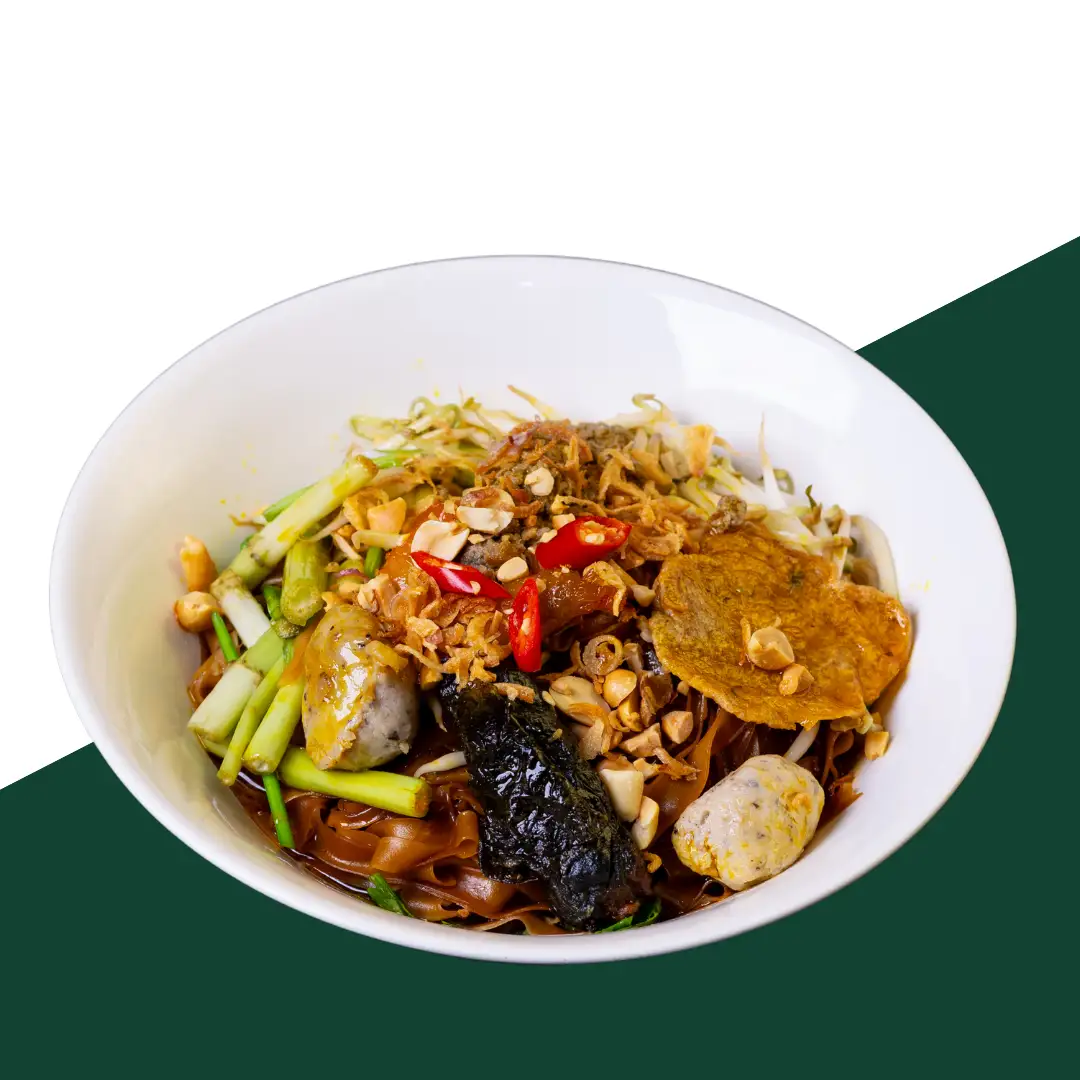 Hình ảnh Bánh đa cua trộn cơ bản
