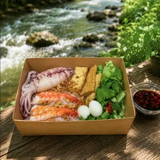 Hình ảnh Bún nước tương hải sản