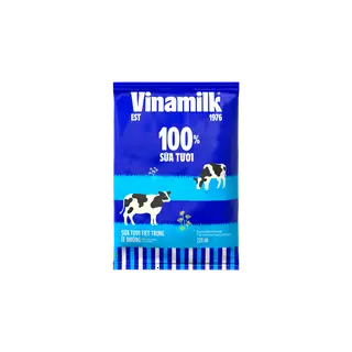 Hình ảnh Sữa tươi tiệt trùng Vinamilk 100% Ít Đường - Bịch 220ml _04FI1H