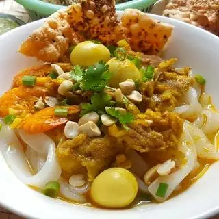 Mì Quảng thịt heo trứng cút tôm chả - 50.000 ₫ tại Bún Bò & Mì Quảng Lan - 1076 Trường Sa