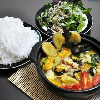 Hình ảnh Bún ốc chuối đậu
