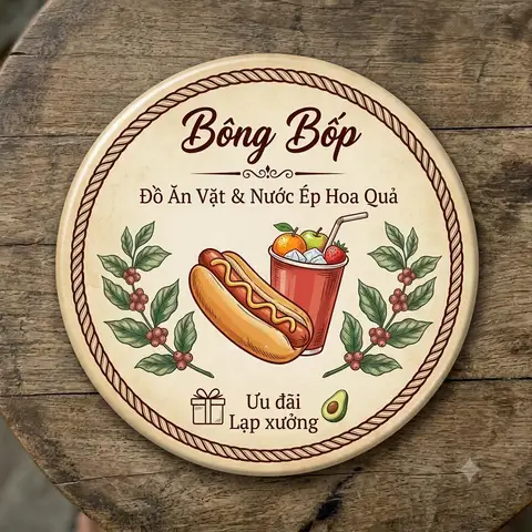 Hình ảnh Bông Bốp - Đồ Ăn Vặt & Nước Ép Hoa Quả - Xuân La