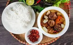 Hình ảnh Bún chả viên chấm