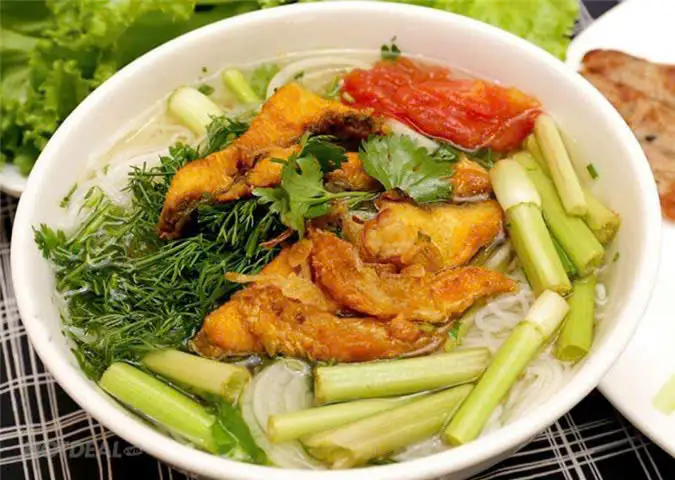 Bún cá rô chiên - 65.000 ₫ tại Bún Cá Rô Hương Đồng - Đường Số 6