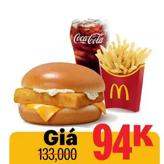 Phần ăn burger cá - 94.000 ₫ tại Gà Rán & Burger McDonald’s - Saigon Center