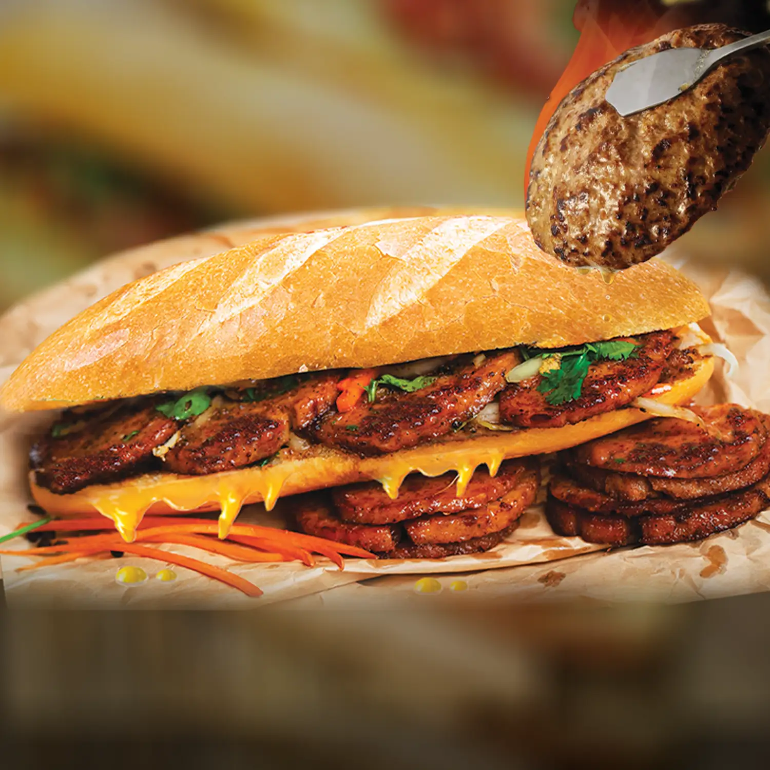 Hình ảnh Bánh mì chả bò