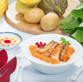 Cháo cá hồi - 25.000 ₫ tại Cháo Dinh Dưỡng Việt Soup - Nguyễn Thị Tần