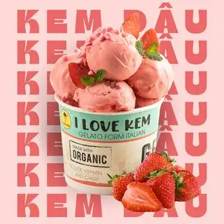 Kem Dâu Tươi Sốt Việt Quốc  - 45.000 ₫ tại I Love Kem - Lê Hồng Phong