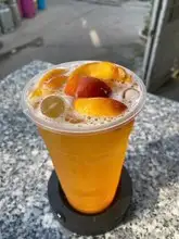Trà đào - 25.000 ₫ tại Kem Tuyết Bingsu & Trà Trái Cây - Đường Số 41