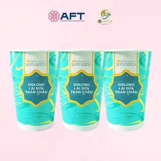 Combo 3 Ly Trà Oolong Lài Sữa Trân Châu LOTUSDeli - ly 400ml - 141.000 ₫ tại Trà Sữa Vietnam Airlines - AFT - Phan Văn Trường