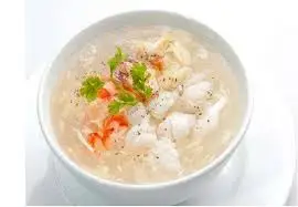 Cháo hải sản - 55.000 ₫ tại A Đù - Cháo Sườn, Súp Cua & Cháo Trắng Là Dứa - Đường Số 2