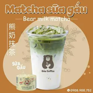 Matcha sữa gấu Thái Lan - 50.000 ₫ tại Coffee Gấu - Tôn Thất Đạm