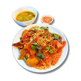 Phá lấu mì trộn khô đặc biệt - 75.000 ₫ tại Phá Lấu Bò Chén - Lê Văn Thọ
