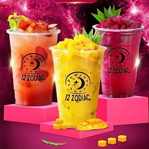 Hình ảnh 12 Zodiac Trà Trái Cây - Trà Sữa, Latte & Cafe - Dương Quảng Hàm