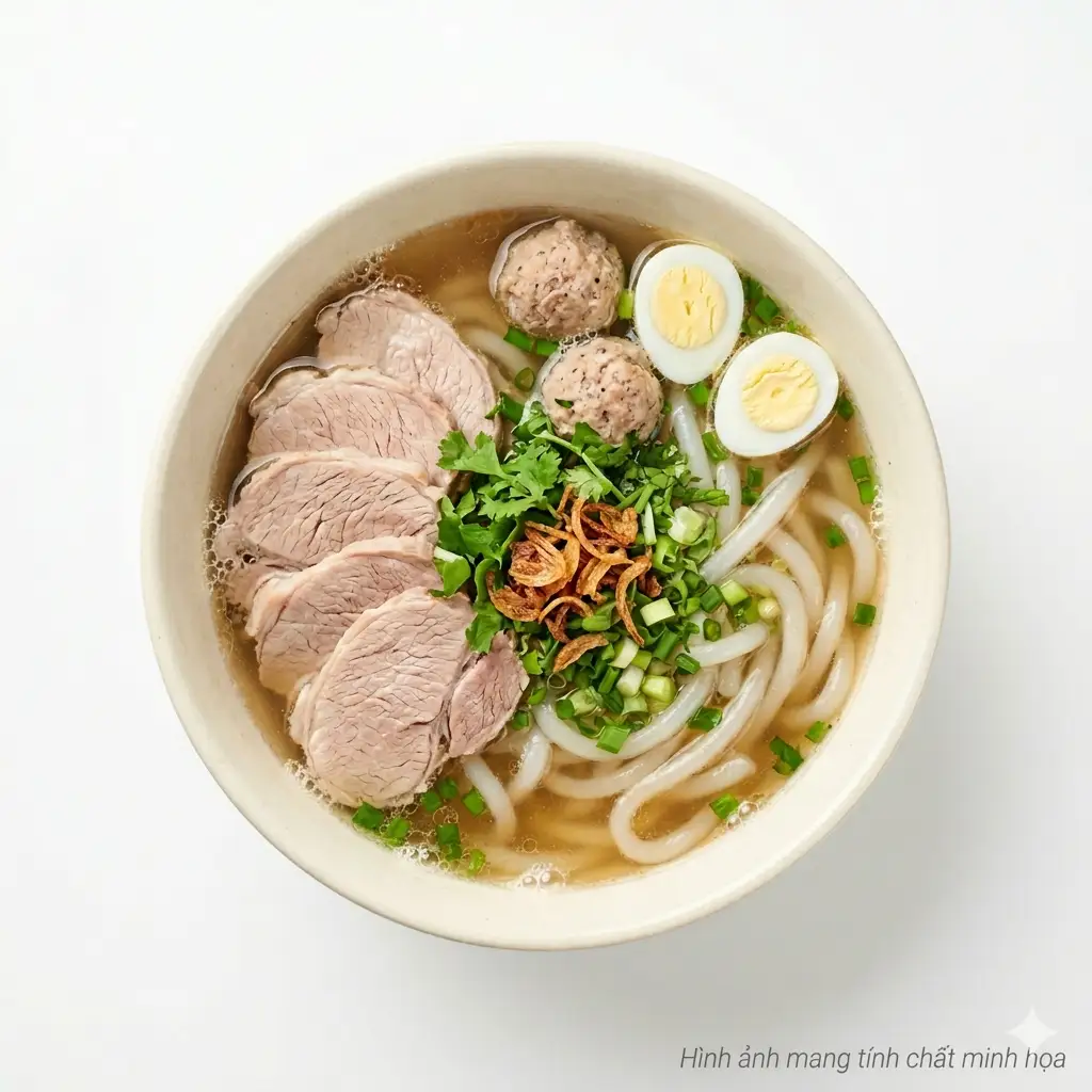 Bánh canh Gõ thịt nạc - 35.000 ₫ tại Bánh Canh Gõ 163 - Tô Hiến Thành
