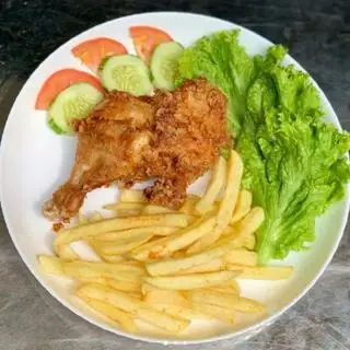 Hình ảnh Đùi gà chiên kiểu Đức