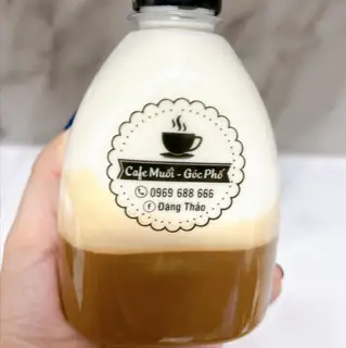 Hình ảnh Cafe muối đóng chai