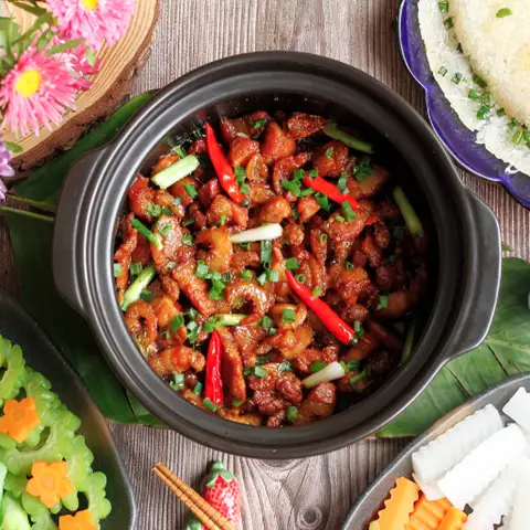 Cơm Cháy Kho Quẹt Chú Mập - Âu Cơ - Cơm/Cơm tấm gần bạn