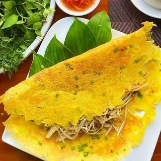 Bánh xèo chay - 32.000 ₫ tại Quán Chay Suối Nguồn - 353 Bà Hạt