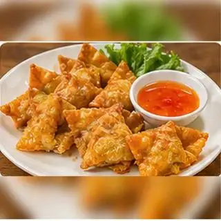 Hình ảnh Hoành thánh chiên sốt chua ngọt 10 viên