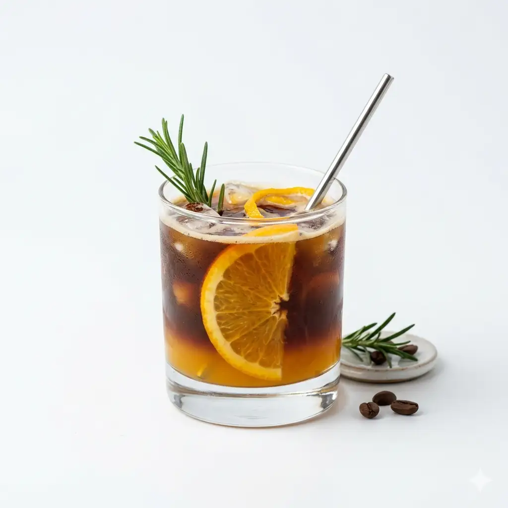 Cold brew coffee - nước cam tươi - 60.000 ₫ tại Hus Burger & Coffee - Nguyễn Phi Khanh