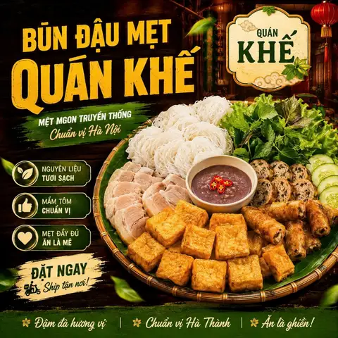 Hình ảnh BÚN ĐẬU MẸT QUÁN KHẾ - Vũ Đức Thận