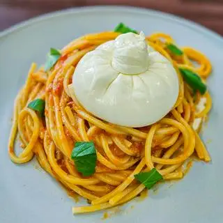 Hình ảnh Burrata spaghetti