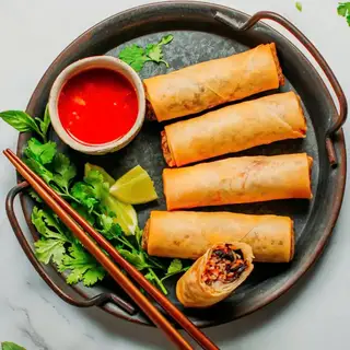 Chả giò chiên chay - 45.000 ₫ tại Bếp Chay An An - Nam Kỳ Khởi Nghĩa