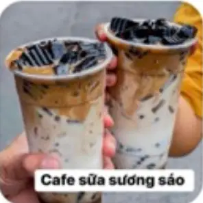 Cà phê sữa tươi sương sáo - 30.000 ₫ tại Mì Trộn & Milk Tea My Bon - Bùi Đình Túy