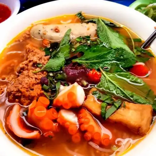 Bún riêu thập cẩm ( giá chưa bao tô) - 50.000 ₫ tại Bún Riêu Cua Hải Sản Cô Hai - Bún Riêu, Hủ Tiếu & Bánh Canh Hải Sản - Nguyễn Hữu Cảnh