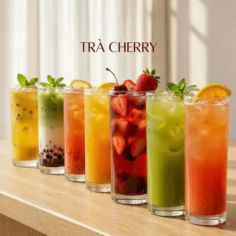 Hình ảnh Trà Sữa, Trái Cây Tươi & Tàu Hũ Singapore Cherry - Ấp Nam Lân