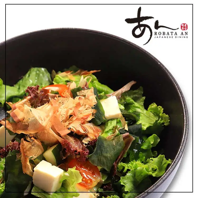 Salad rong biển đậu hũ topping cá bào - Tofu and seaweed salad - 139.000 ₫ tại Robata An - Lê Thánh Tôn