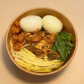 Bánh tráng lòng đào tỏi phi/hành phi/bơ tỏi... - trứng gà - 35.000 ₫ tại Bánh Tráng Lòng Đào Tóp Mỡ - Bánh Tráng Nè - Chiến Thắng