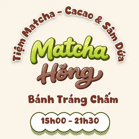 Matcha Hông - Matcha, Cacao & Sâm Dứa - Dương Bá Trạc - Cà Phê/Trà gần bạn
